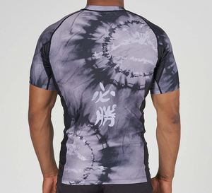 T-shirts de sport de Jiu-Jitsu, de fitness et de natation, à manches courtes, imprimés, de haute qualité, en gros, avec logo personnalisé, pour hommes, Rashguard MMA, Rash Guard - Product Image 4