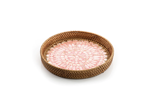 Nouveau Look Plateau de service en rotin de qualité supérieure écologique Forme ronde Grande taille Serveur en jute Vaisselle Plateau de service alimentaire de mariage - Product Image 6