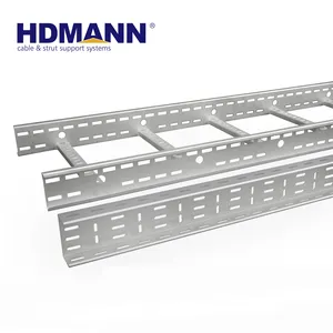 HDMANN Hot Sale Aluminum With Holes Cable Ladder Tray