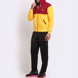 Survêtement à capuche pour hommes de qualité supérieure coupe-vent respirant 100% coton écologique décontracté Street Wear Logo personnalisé grande taille hiver - Product Image 3