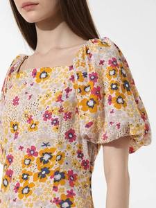 Robe courte indienne en coton faite à la main robe d'été à imprimé floral robe personnalisée mariée mariage lune de miel cadeau fille décontractée - Product Image 2