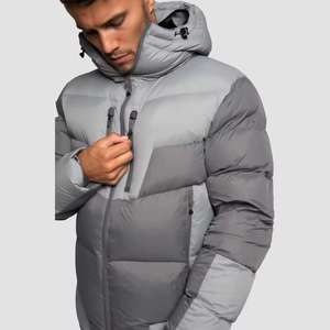 เสื้อแจ็กเก็ตขนเป็ดแห้งเร็วผู้ชายน้ำหนักเบาระบายอากาศได้มีโลโก้ด้านหน้าสำหรับใส่วิ่งท่องเที่ยวสำหรับฤดูหนาว - Product Image 5