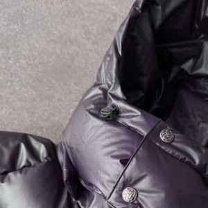 Chaqueta de Plumón con Capucha, Resistente al Viento, de Invierno, Gruesa, Vintage, con Estampado de Tinta Termocrómica Personalizada OEM - Product Image 3