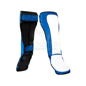 สนับแข้งหนังคุณภาพสูงรุ่นใหม่ล่าสุด เป็นมิตรกับสิ่งแวดล้อม ปรับขนาดและสีได้ตามต้องการ ดีไซน์ทันสมัย กำลังเป็นที่นิยมสำหรับการฝึกซ้อมมวย - Product Image 2