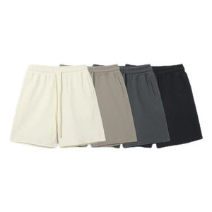 Summer Collection High-End 330G Cotton <b>Men's</b> <b>Shorts</b> Breathable Diamond Print Quick Dry Canvas Pockets Eco-Friendly High Street - Product Image 2