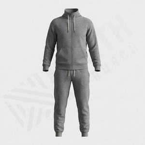 Chándal Deportivo Premium Liso, Grueso, Estilo Urbano, Talla Grande, Transpirable, de Secado Rápido, para Hombre, para Gimnasio, Fitness, Running - Product Image 1