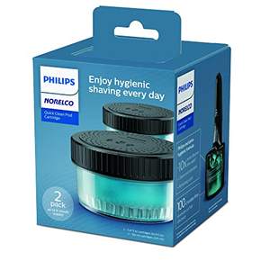 Mini Afeitadora Eléctrica y Cartuchos de Limpieza Rápida, Afeitadora Rotativa de Láminas Lavable para Cara, Cuerpo y Barba - Product Image 1