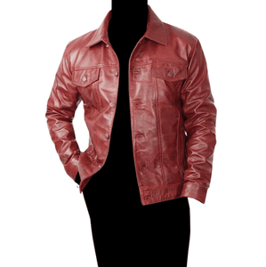 ESPRIT เสื้อแจ็กเก็ตหนังแท้แฟชั่นสำหรับฤดูหนาวผ้าซับในระบายอากาศได้ดี - Product Image 4