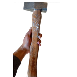 Marteau de forgeron en acier de Damas, fait main, conception personnalisée, fabrication de couteaux DIY, OEM, atelier, manche en bois durable, personnalisable, garantie 3 ans - Product Image 2