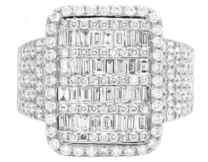 925 Sterling Silver Iced Out VVS Moissanite Baguette Diamant Hommes Hip Hop Anneau Pour Hommes Bijoux De Mode - Product Image 2