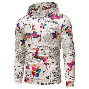 Sweat-shirts à capuche personnalisés OEM ODM pour hommes, grandes tailles, coupe classique, sublimation, hiver, broderie, strass, design THT WEARS, 100% coton - Product Image 2