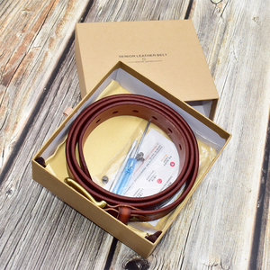 Cinturón de Cuero Occidental de Alta Calidad para Hombre, Hebilla de Aleación Sólida Marrón y Negra, Casual, Transpirable y Duradero - Product Image 2