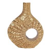 Design moderne, vases métalliques en fonte d'aluminium de haute qualité, pots de fleurs d'intérieur de belle qualité pour la décoration de salon de maison de mariage