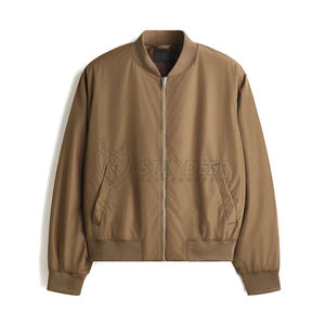 เสื้อแจ็คเก็ตบอมเบอร์ผู้ชายแฟชั่น ออกแบบเองได้ รับผลิตแบบ OEM จำหน่ายส่งจำนวนมาก - Product Image 3