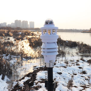 Stasiun cuaca portabel dengan hujan, angin, suhu, radiasi, dan Output 4G untuk pemantauan lingkungan luar ruangan - Product Image 3