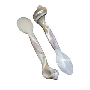 Cucharas de Nácar Hechas a Mano de 1mm y 2mm de Grosor para Amantes del Caviar, Elegantes Cucharas de Nácar Pulido - Product Image 1