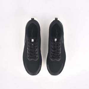 Chaussures de course ultra-légères ERKE pour hommes, noir/argent 11124203010-011, baskets respirantes pour le printemps, l'été et l'automne, en EVA, maille et caoutchouc - Product Image 4