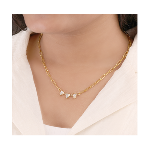 Collier chaîne en trombone classique, style minimaliste élégant, cadeau idéal pour les femmes au meilleur prix - Product Image 6