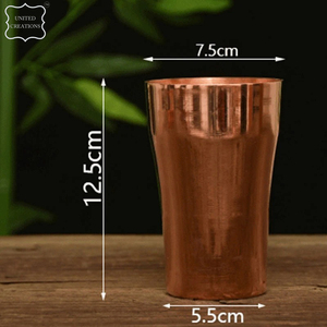 Modern Design Copper Tumbler Custom Hammered <b>Glass</b> Drinkware Wholesale Metal <b>Cup</b> - Product Image 5