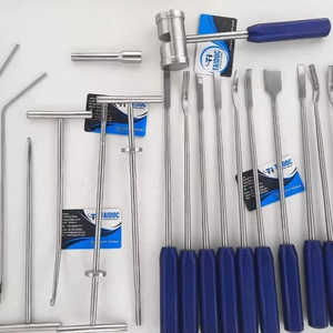 Instrumentos Manuales de Acero Tipo Mueller para Extracción de Cemento, Juego de 22 Piezas para Cirugía Ortopédica - Product Image 1