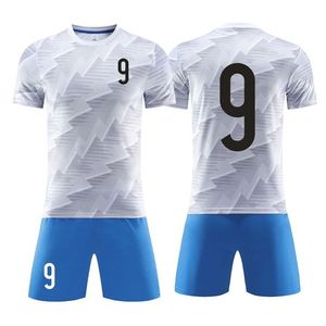 Venta superior Unisex Slim Fit Football Jersey Camisas Alto Conjunto completo Venta al por mayor Uniforme de fútbol Bajo costo Malla Equipo Entrenamiento Logotipo personalizado - Product Image 4