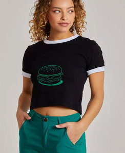 T-shirt en polyester pour femme avec fermeture éclair, motif personnalisé, été, haute qualité, streetwear, respirant, séchage rapide - Product Image 4