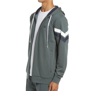 Vêtements de rue de haute qualité sur la taille en gros à capuche vêtements de mode homme sweats à capuche à fermeture éclair vierges - Product Image 4