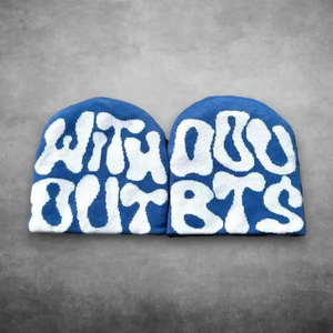 Unisex High Quality Acrylic <b>Winter</b> <b>Cap</b> All-Season Reversible Travel Beanie with Hand Embroidered Logo All-Print Beanie for Men - Product Image 4