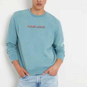 Sweat-shirt à capuche respirant de haute qualité coupe ample pull lourd 100% coton col rond Streetwear Hip Hop sweat - Product Image 4