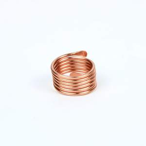 Bague enveloppante multicouche en cuivre minimaliste à la mode Cadeau de bijoux empilable réglable pour le style et le confort - Product Image 6