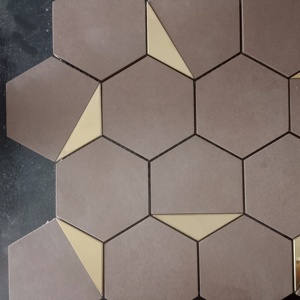กระเบื้องโมเสคเฮกซะโกเน่73มม. แบบเต็มรูปแบบโมเสคภายในและภายนอกอาคารสำหรับการใช้งานเชิงพาณิชย์โรงแรมวิลล่า - Product Image 4