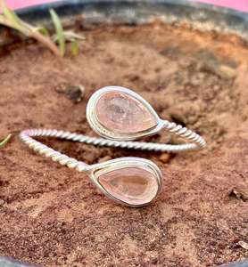 มอร์กาไนท์925คริสตัลสเตอร์ลิงกำไลเงินปรับได้ของขวัญกำไลเงินดีไซน์เฉพาะสำหรับผู้หญิง - Product Image 3