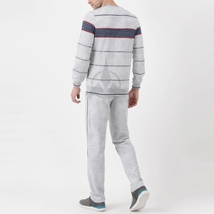 Chándal de hombre con precio al por mayor hecho en fábrica en color de contraste Diseño de logotipo personalizado Chándales de hombre a la venta personalizados - Product Image 2