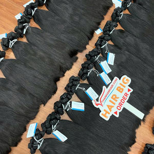 Extension de cheveux humains vietnamiens cuticule brute alignée 100% vrais cheveux sans fibre synthétique couleur noire naturelle - Product Image 3