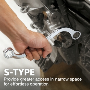 Eastman jrsdrive ประแจดวงจันทร์แบบครึ่งวง CRV ชุดเหล็ก E-2004S 5ชิ้น - Product Image 6