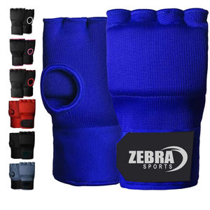 ถุงมือพันมือหนังแบบเร็วสั่งทำพิเศษ พร้อมตัวล็อคแบบตะขอและห่วงปรับได้ สำหรับการฝึกซ้อมมวยและการใช้งานกลางแจ้ง - Product Image 1