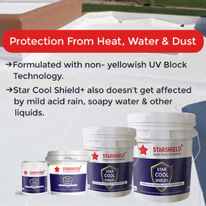 Star Cool Shield Plus Recubrimiento de pintura de alto albedo Valor SRI más alto-Recubrimiento de ahorro de energía 130 - Product Image 5