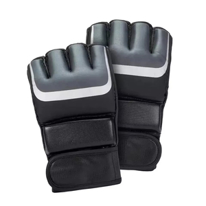 Professional Boxing MMA Leather Gloves <b>Half</b> Finger PU Leather MMA Gloves Professional High Quality Multi-Color MMA Gloves - Product Image 1