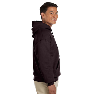 Sudadera con capucha de gran tamaño con logotipo personalizado 2025, sudadera de algodón 100% de peso pesado, transpirable para invierno, bordado 3D sólido - Product Image 2