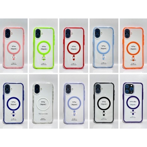 AIR Funda protettore para iPhone 16 15 14 13 12 11 magnetica trasparente anticaida - Product Image 3