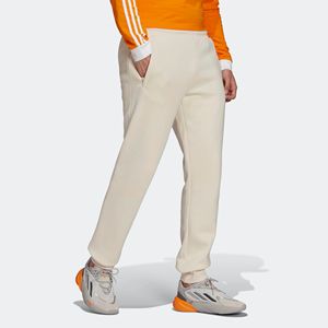 Pantalones de chándal transpirables de triple lámina, 70% algodón, 30% poliéster reciclado, forro polar, Blanco maravilla - Product Image 3