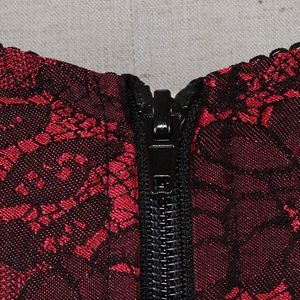 Women Sexy Strap <b>Lace</b>-Up <b>Corsets</b> and Bustiers Top Overbust Shaper Plastic Boning Bustier <b>Corset</b> Vest Top custom logo oem - Product Image 3