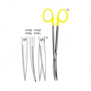 Tijeras médicas de acero inoxidable personalizables con insertos de carburo de tungsteno Instrumentos quirúrgicos manuales con logotipo - Product Image 3