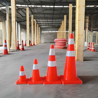 Nouveau produit efficace de cône de trafic de chapeau de triangle de PVC pour l'avertissement de trafic