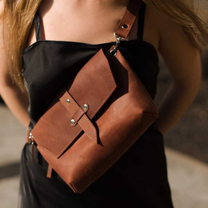 Bolso Bandolera Cruzado Vintage de Cuero Genuino Impermeable con Cremallera, Pequeño, Casual, para Exteriores, Oficina, Compras, Viajes - Product Image 3