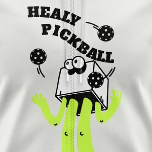 Custom Logo Mens Performance Sports Pickleball Wear Graphic Hoodies Embroidery LOGO <b>Zip</b> <b>up</b> Hoody Unisex - Product Image 6