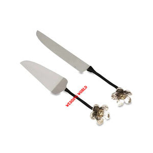 Servidor de pastel de acero inoxidable hecho a mano de alta calidad, cubiertos de Metal con estilo clásico, excelente para hoteles, restaurantes, venta al por mayor - Product Image 5