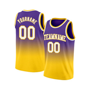 เสื้อบาสเก็ตบอลผ้าระบายอากาศได้ดีพิมพ์ซับลิเมชันสบาย - Product Image 2