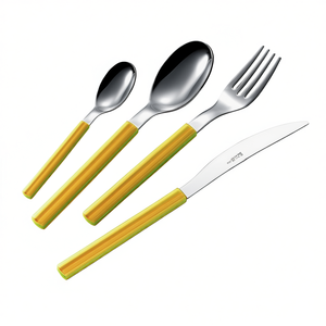 You&Me SKY Giallo YM24SK 13 Eme Juego de 24 Cuchillos de Cena de Acero Inoxidable You&Me POSATE TAVOLA - Product Image 2