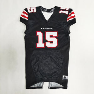 Maillots de Football américain personnalisés OEM professionnels uniformes sublimés à manches courtes imprimés respirants de haute qualité 100% - Product Image 2